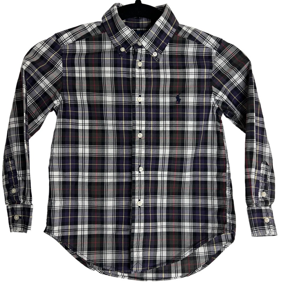 Ralph Lauren Blue Label Kids Long Sleeve Button-Up dress shirt. 100% Cotton
